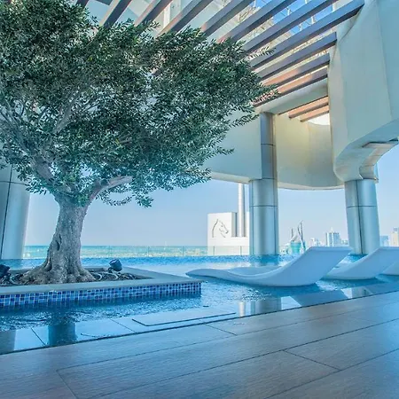 Infinity Pool & Burj Khalifa View L Luxe Paramount Dubaï Extérieur photo